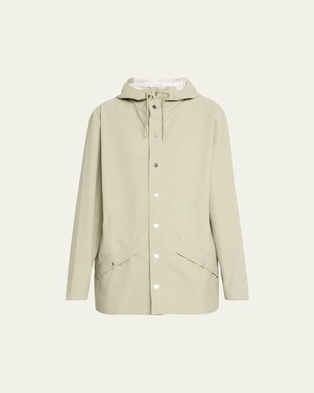 Snap-Front Hooded Jacket
